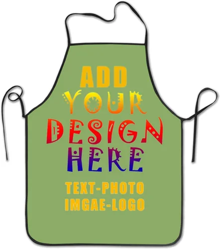 Vista 38 de Delantal personalizado personalizado para mujeres y hombres, delantales de cocina para cocinero, nombre personalizado, texto, logotipo, imagen