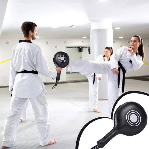 Vista 4 de Almohadillas de entrenamiento de boxeo, almohadillas de ataque de artes marciales, objetivos de patada de boxeo Equipo de entrenamiento