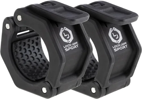 Vista 27 de Lock-Jaw Sport - Collar olímpico de barra - Abrazadera de barra de liberación rápida (negro)