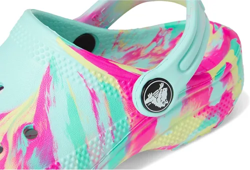 Vista 11 de Crocs - Zuecos clásicos para niños, diseño de teñido anudado jaspeado