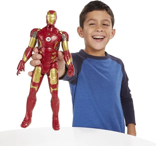 Vista 7 de Marvel Avengers Age of Ultron Titan Hero Tech Iron Man Figura de 12 pulgadas
