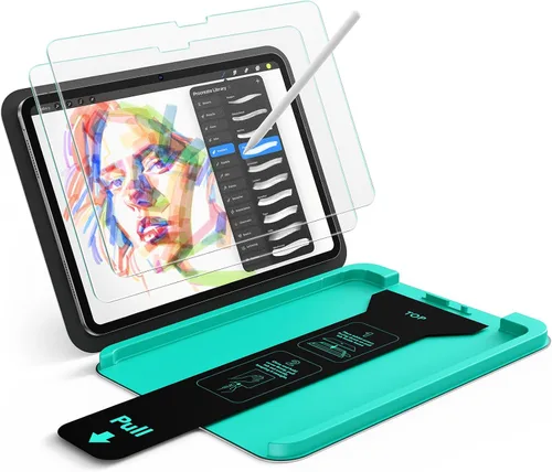 Vista 10 de ESR Paquete de 2 protectores de pantalla Armorite para iPad mini 7ª/6ª