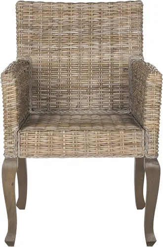 Vista 6 de Safavieh Home Collection Silla de comedor de mimbre natural Armando