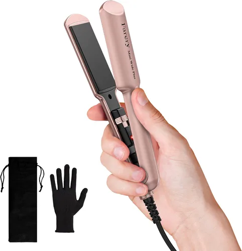 Vista 10 de FARERY Mini plancha de pelo de viaje, plancha plana portátil de 1.5 Negro