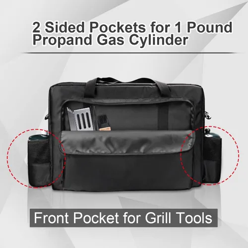 Vista 3 de i frmmy Funda de transporte para estufa de campamento premium con espuma de perlas de 0.4 pulgadas de grosor, excelente protección para estufa