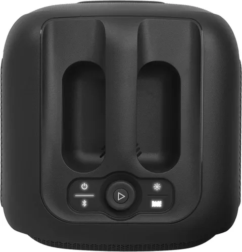 Vista 9 de JBL Partybox Encore Essential: sonido de 100 W, espectáculo de luz dinámico integrado y diseño a prueba de salpicaduras, color negro