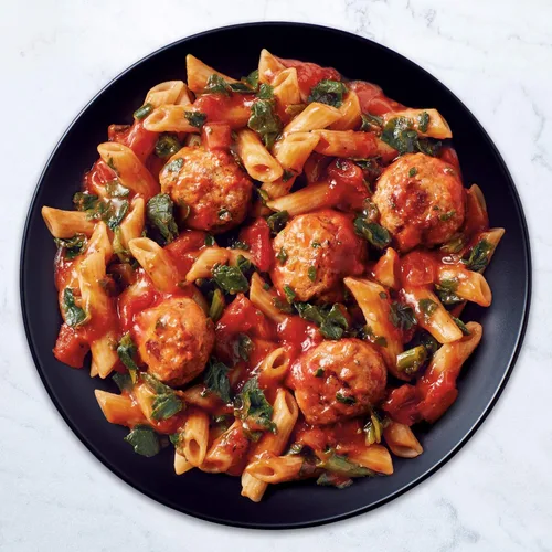 Vista 6 de Healthy Choice Simply Steamers Frozen Dinner, marinara de albóndigas