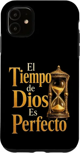 Vista 8 de Fe Cristiana El Tiempo De Dios ES Perfecto Hourglass Case for iPhone Air