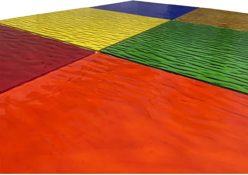Vista 5 de Hojas de mosaico de vitrales de 12 x 12 pulgadas, paquete de 6 (total 5.8 pies cuadrados), coloridas hojas de arte y manualidades para aficionados