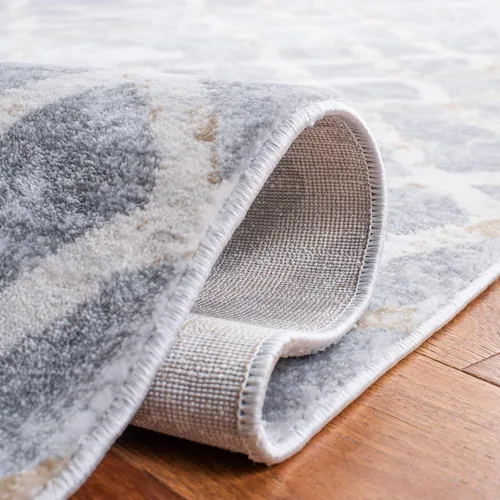 Vista 6 de MARTHA STEWART x Safavieh MSR0957G - Alfombra enrejada que no desprende pelusa para sala de estar, comedor y dormitorio, 5 pies 3 pulgadas x 7 pies
