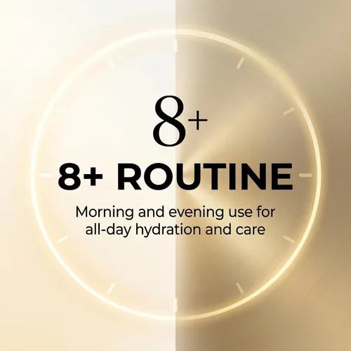 Vista 5 de 8+ NAD+ - Suero de péptidos de colágeno con niacinamida y ácido hialurónico, suero facial hidratante reafirmante de rutina de 8AM/8PM para brillo