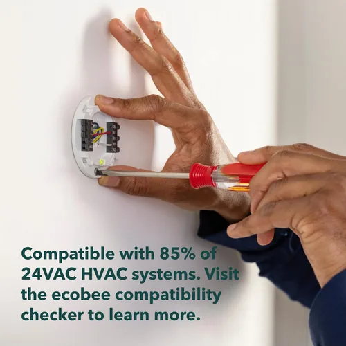 Vista 7 de ecobee Termostato inteligente esencial: termostato WiFi, certificado Energy