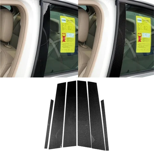Vista 20 de para Mercedes-Benz Clase C W204 2011-2013 Real Cubierta de Panel de Fibra de Carbono Suave para Aire Acondicionado, Adhesivo de Marco de Panel