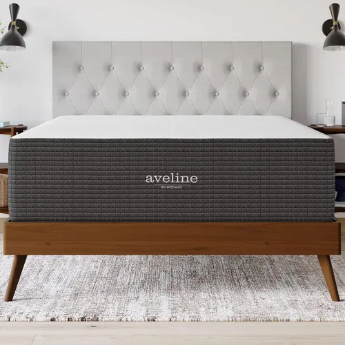 Vista 23 de Modway Aveline - Colchón de 6 pulgadas de espuma viscoelástica con infusión de gel con certificación CertiPUR-US, colchón estrecho de tamaño Twin