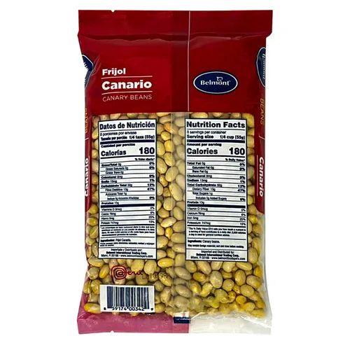 Vista 3 de Frijol Canario Marca Belmont 15 oz de Perú Frijol Canario de Perú Paquete de 3