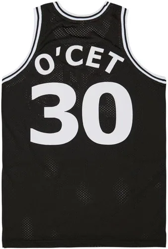 Vista 3 de PERC30 Camiseta de baloncesto #30 Perc O'Cet Movie para hombre cosida Negro