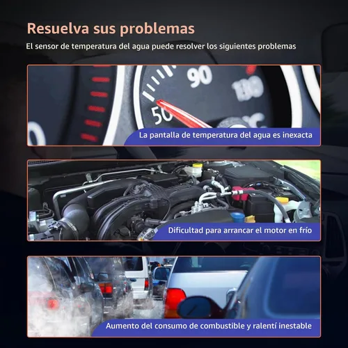 Vista 6 de HiSport Sensor de temperatura del refrigerante del motor 12650595