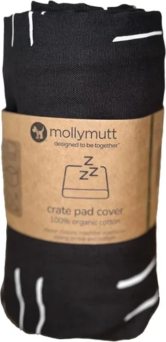 Vista 3 de Molly Mutt Morning - Funda para jaula de perro, 100% algodón orgánico con certificación GOTS para cama de perro o cachorro, duradera, lavable