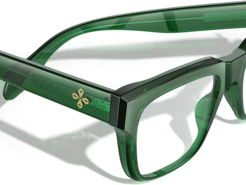 Vista 6 de VISOONE Fashion Square Frame Blue Light Blocking Glasses RANDI
