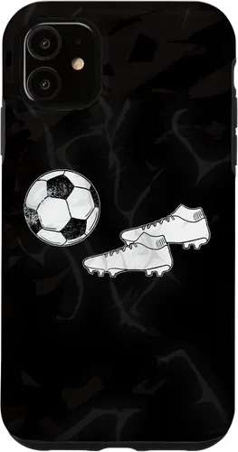Vista 8 de iPhone 16 Balón de fútbol y zapatos Cool Football Sport Jugadores Equipo Caja de regalo
