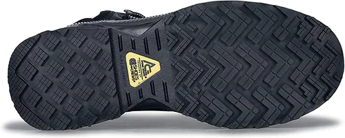 Vista 6 de Shoes for Crews Piston Mid Aluminum Toe - Zapato de trabajo unisex, color negro