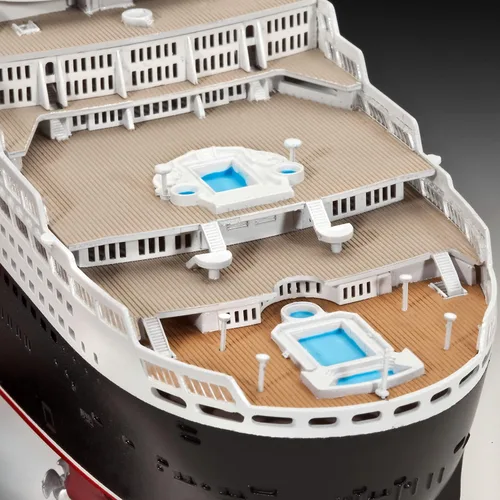Vista 7 de Revell 05231 Ocean Liner Queen Mary 2 1:700 Scale Kit de modelo de plástico sin construir/sin pintar