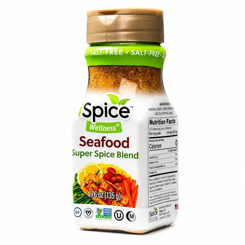 Vista 14 de iSpice Condimento sin sal, 100% libre de sodio, carne de res, pollo, salsa de carne, cerdo, verduras, ensalada y condimentos de mariscos