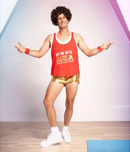 Vista 4 de Tipsy Elves Gym Instructor Costume