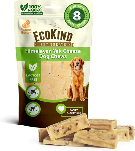 Vista 20 de EcoKind Premium Gold Yak Cheese Masticables para Perros del Himalaya, golosinas saludables para perros pequeños, totalmente naturales, masticables