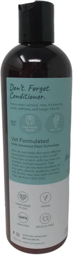 Vista 5 de Kin and Kind - Champú y acondicionador natural para perros y gatos, champú de avena y lavanda, acondicionador hidratante de manteca de karité sin