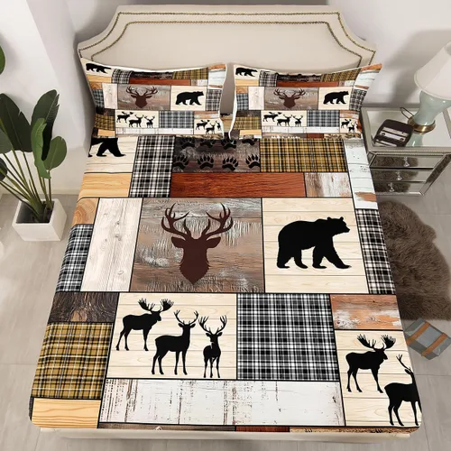 Vista 17 de Sábana bajera ajustable de caballo, sábanas de flores de animales de granja, tamaño individual para niños, adolescentes, adultos, dormitorio, juego