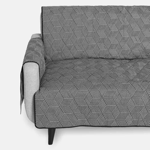 Vista 8 de Molly Mutt Protector de muebles antideslizante de 2 plazas y funda de sofá para perros y mascotas, funda de lona de algodón 100% orgánico