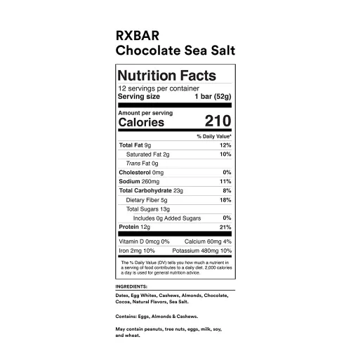 Vista 7 de RXBAR - Barra para el desayuno, bocadillo alto en proteínas