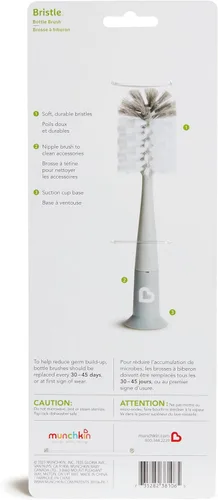 Vista 7 de Munchkin® Bristle™ - Cepillo para botellas, color gris