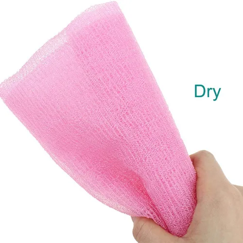 Vista 5 de Meetory 6 toallas de baño de nailon exfoliante, 35 pulgadas (35.4 in), toalla de baño de piel de belleza, masaje para mujeres y hombres