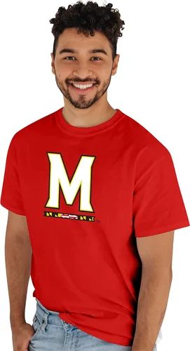 Vista 48 de Blue 84 Camiseta NCAA para hombre, icono de color del