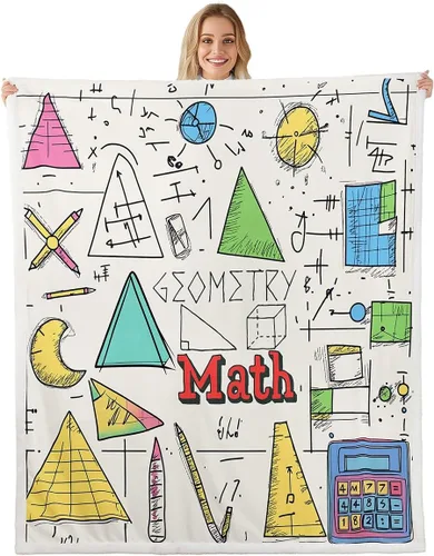 Vista 13 de Erosebridal Manta de forro polar de ecuación química para niños y niños, manta de estudiantes de ciencias, tubo de ensayo, microscopio,