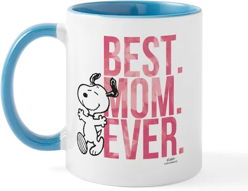 Vista 6 de CafePress Springtime Snoopy - Taza de café de cerámica, taza de té, 11 onzas