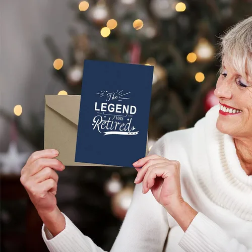 Vista 4 de Zonon 2 tarjetas divertidas de jubilación, tarjeta de felicitación de jubilación, regalo para hombres y mujeres