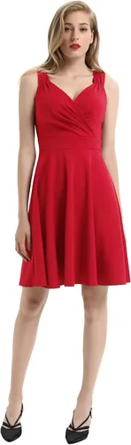 Vista 4 de Vestido de cóctel GRACE KARIN para dama de honor sin mangas con cuello en V