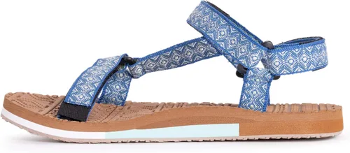 Vista 8 de MUK LUKS Sandalias de barra de arena para mujer-marfil