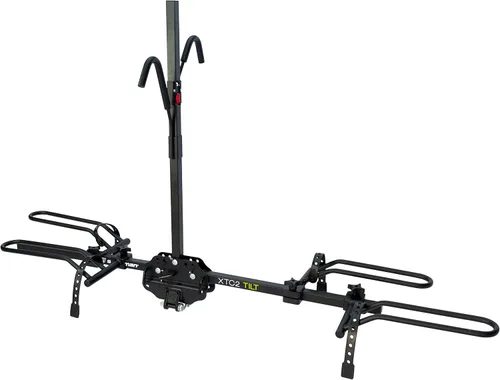 Vista 2 de Swagman XTC2 TILT Soporte de enganche para bicicleta + adaptador Swagman Deluxe BAR Paquete de portabicicletas y adaptador para transportar