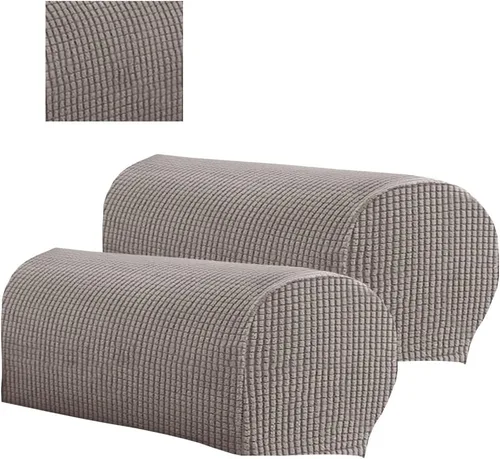 Vista 9 de 2 fundas de poliéster para reposabrazos de sofá, funda para sillón, fundas antipolvo, protector de muebles suave y cómodo para sofá, silla reclinable