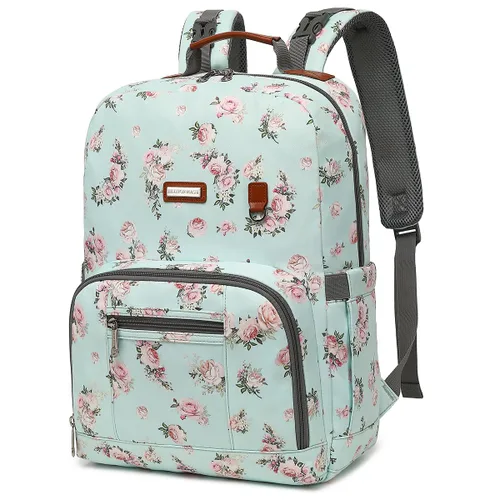 Vista 19 de BILLITON MSHI Mochila Bolsa para Pañales (Gris), Moderno