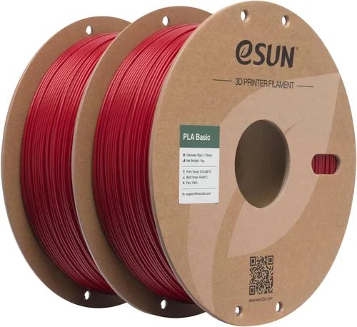 Vista 28 de eSUN Filamento PLA Basic de 0.07 in, naranja, carrete de 2.2 libras 1.anaranjado