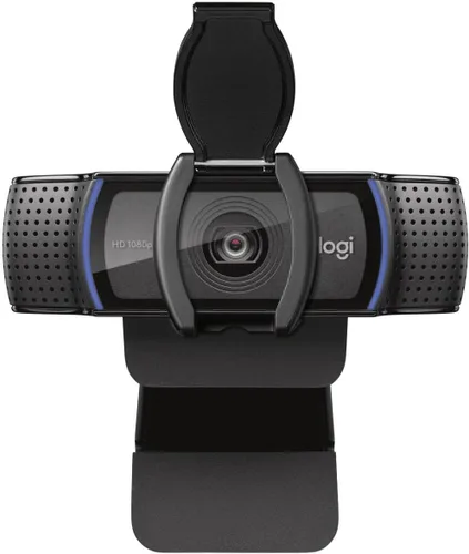 Vista 3 de Logitech Webcam HD Pro C920S 1080p USB, 960-001252 (1080p USB incluye cubierta a lente)
