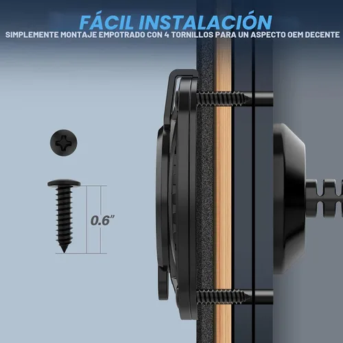 Vista 4 de MICTUNING Enchufe de puerto de CA de 13Amp 125V con cable de extensión integrado de 16 pulgadas y tapa resistente al agua, color negro