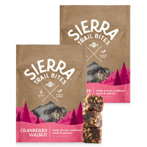 Vista 14 de Sunsweet Sierra Trail Bites Snack Pack – Fruit & Nut Trail Mix Bites – 0.11 onzas de proteína a base de plantas, impulso de energía natural