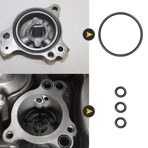 Vista 3 de Kit de juntas tóricas de cubierta de filtro de aceite para Yamaha