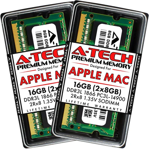 Vista 8 de A-Tech 8 GB de RAM para Apple iMac de finales de 2015 27 pulgadas Retina 5K DDR3L 1866MHz / 1867MHz PC3L-14900 1.35V 204-Pin módulo